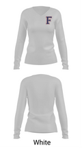 Fitch Falcons 70762726 Women's Long Sleeve V-neck Shirt - 16