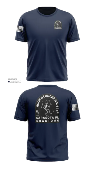 Short Sleeve Performance Shirt, Sarasota county fire dept sta 1, Fire Department, Teamtime, Team time, sublimation, custom sports apparel, team uniforms, spirit wear, spiritwear, sports uniforms, custom shirts, team store, custom team store, fundraiser sports, apparel fundraiser