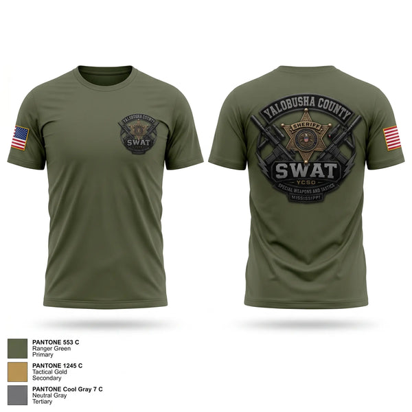 Short Sleeve Performance Shirt, Yalobusha County SWAT, Police, Teamtime, Team time, sublimation, custom sports apparel, team uniforms, spirit wear, spiritwear, sports uniforms, custom shirts, team store, custom team store, fundraiser sports, apparel fundraiser