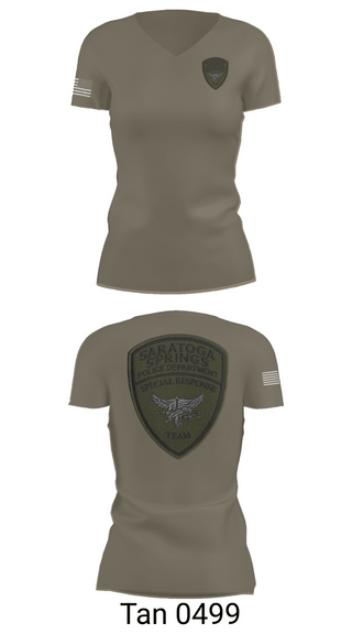 Womens Short Sleeve Vneck Shirt, SSPD SRT, Police, Teamtime, Team time, sublimation, custom sports apparel, team uniforms, spirit wear, spiritwear, sports uniforms, custom shirts, team store, custom team store, fundraiser sports, apparel fundraiser