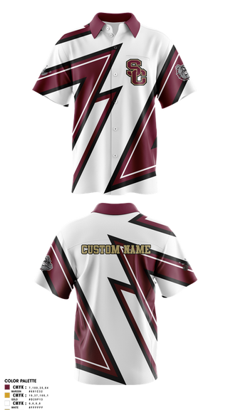 Short Sleeve Bowling Jersey, Summer Creek High School Bowling, Bowling, Teamtime, Team time, sublimation, custom sports apparel, team uniforms, spirit wear, spiritwear, sports uniforms, custom shirts, team store, custom team store, fundraiser sports, apparel fundraiser