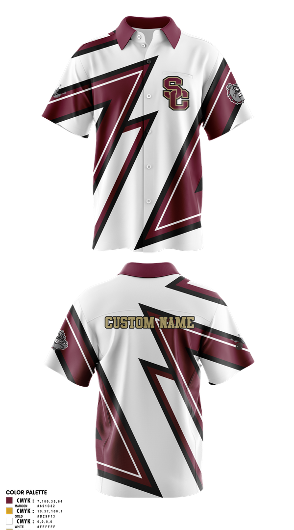 Short Sleeve Bowling Jersey, Summer Creek High School Bowling, Bowling, Teamtime, Team time, sublimation, custom sports apparel, team uniforms, spirit wear, spiritwear, sports uniforms, custom shirts, team store, custom team store, fundraiser sports, apparel fundraiser