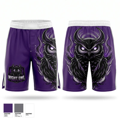 NIGHT OWL WRESTLING Fight Shorts - 1