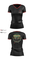 Warhammer Fitness 76156026 Women's Short Sleeve V-neck Shirt - 2