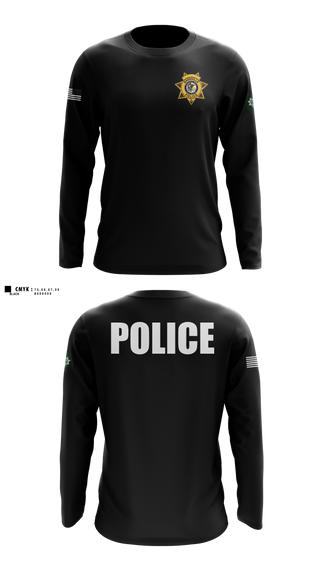 Long Sleeve Performance Shirt, Nashville Police Department, Illinois, Police, Teamtime, Team time, sublimation, custom sports apparel, team uniforms, spirit wear, spiritwear, sports uniforms, custom shirts, team store, custom team store, fundraiser sports, apparel fundraiser