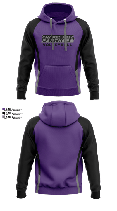 Chapel Hill Panthers 76100046 Hoodie - 2
