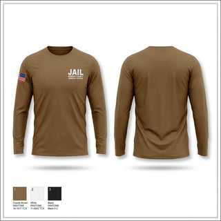Long Sleeve Performance Shirt, Jail, Police, Teamtime, Team time, sublimation, custom sports apparel, team uniforms, spirit wear, spiritwear, sports uniforms, custom shirts, team store, custom team store, fundraiser sports, apparel fundraiser