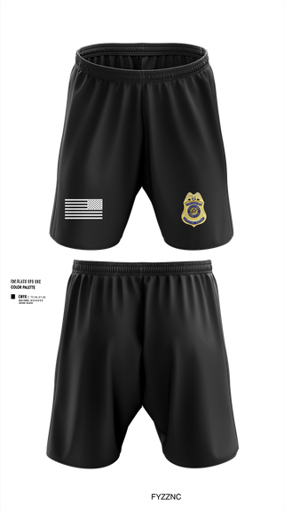 Athletic Shorts With Pockets, Diplomatic Security Service, Police, Teamtime, Team time, sublimation, custom sports apparel, team uniforms, spirit wear, spiritwear, sports uniforms, custom shirts, team store, custom team store, fundraiser sports, apparel fundraiser