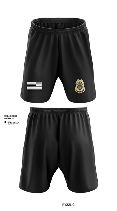 Diplomatic Security Service 88082914 Athletic Shorts With Pockets - 101