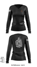 Border patrol 16700191 Women's Long Sleeve V-neck Shirt - 103