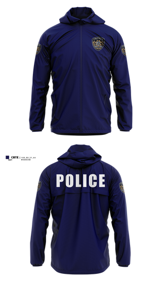 Windbreaker, Cresco Police Department, Police, Teamtime, Team time, sublimation, custom sports apparel, team uniforms, spirit wear, spiritwear, sports uniforms, custom shirts, team store, custom team store, fundraiser sports, apparel fundraiser