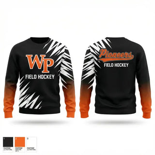 Crew Neck Sweatshirt, William Paterson Field Hockey, Field Hockey, Teamtime, Team time, sublimation, custom sports apparel, team uniforms, spirit wear, spiritwear, sports uniforms, custom shirts, team store, custom team store, fundraiser sports, apparel fundraiser