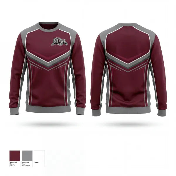 Crew Neck Sweatshirt, Ranger High School, Men's Basketball, Teamtime, Team time, sublimation, custom sports apparel, team uniforms, spirit wear, spiritwear, sports uniforms, custom shirts, team store, custom team store, fundraiser sports, apparel fundraiser