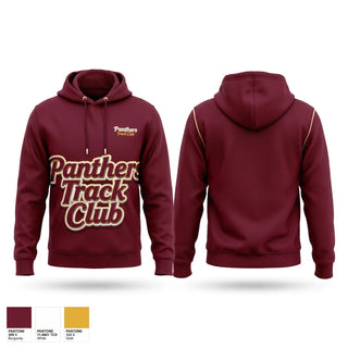 Hoodie, Panthers Track Club, Track & Field, Teamtime, Team time, sublimation, custom sports apparel, team uniforms, spirit wear, spiritwear, sports uniforms, custom shirts, team store, custom team store, fundraiser sports, apparel fundraiser