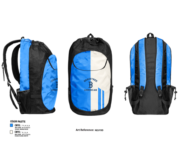 Gear Bag, Braintree American, Baseball, Teamtime, Team time, sublimation, custom sports apparel, team uniforms, spirit wear, spiritwear, sports uniforms, custom shirts, team store, custom team store, fundraiser sports, apparel fundraiser