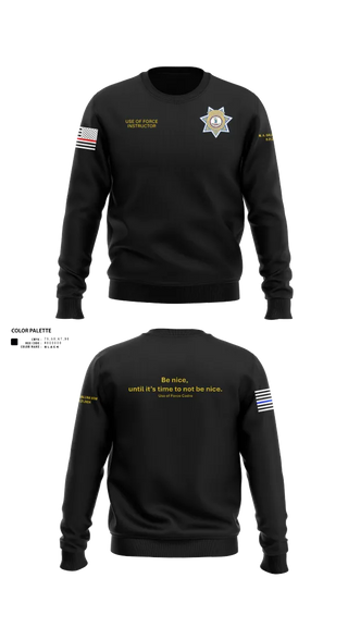 Crew Neck Sweatshirt, Stafford County Fire Marshal's Office, Police, Teamtime, Team time, sublimation, custom sports apparel, team uniforms, spirit wear, spiritwear, sports uniforms, custom shirts, team store, custom team store, fundraiser sports, apparel fundraiser
