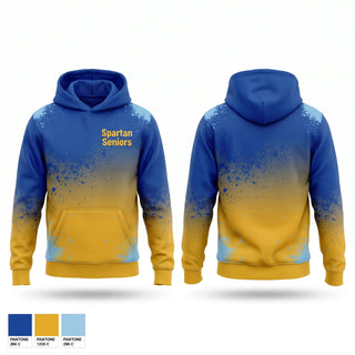 Hoodie, Spartan Seniors, Cross Country, Teamtime, Team time, sublimation, custom sports apparel, team uniforms, spirit wear, spiritwear, sports uniforms, custom shirts, team store, custom team store, fundraiser sports, apparel fundraiser