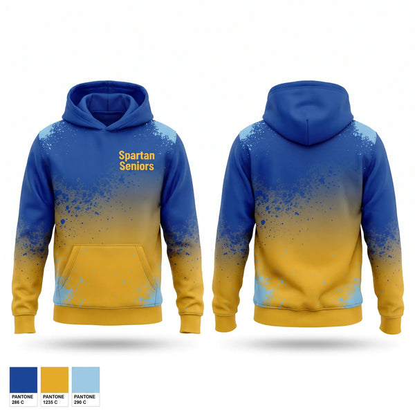 Hoodie, Spartan Seniors, Cross Country, Teamtime, Team time, sublimation, custom sports apparel, team uniforms, spirit wear, spiritwear, sports uniforms, custom shirts, team store, custom team store, fundraiser sports, apparel fundraiser
