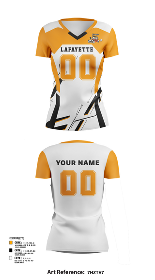 Womens Short Sleeve Vneck Shirt, Lafayette Middle School Volleyball, Women's Volleyball, Teamtime, Team time, sublimation, custom sports apparel, team uniforms, spirit wear, spiritwear, sports uniforms, custom shirts, team store, custom team store, fundraiser sports, apparel fundraiser