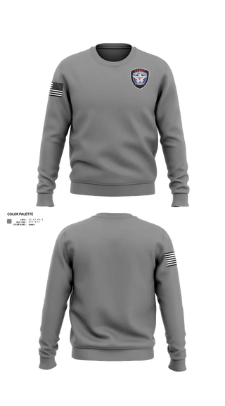 Crew Neck Sweatshirt, Cadets, Police, Teamtime, Team time, sublimation, custom sports apparel, team uniforms, spirit wear, spiritwear, sports uniforms, custom shirts, team store, custom team store, fundraiser sports, apparel fundraiser
