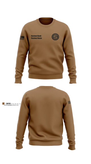 Crew Neck Sweatshirt, NEMESIS, Army, Teamtime, Team time, sublimation, custom sports apparel, team uniforms, spirit wear, spiritwear, sports uniforms, custom shirts, team store, custom team store, fundraiser sports, apparel fundraiser