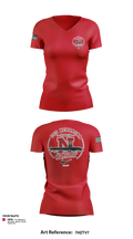 USS Nebraska 45293646 Women's Short Sleeve V-neck Shirt - 11