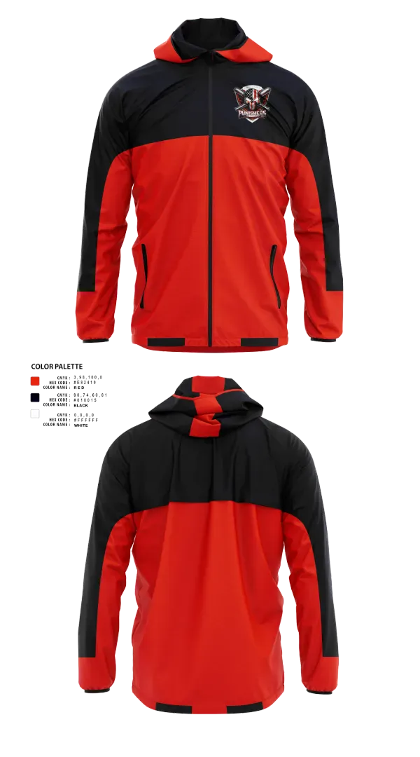 Windbreaker, Punishers, Softball, Teamtime, Team time, sublimation, custom sports apparel, team uniforms, spirit wear, spiritwear, sports uniforms, custom shirts, team store, custom team store, fundraiser sports, apparel fundraiser
