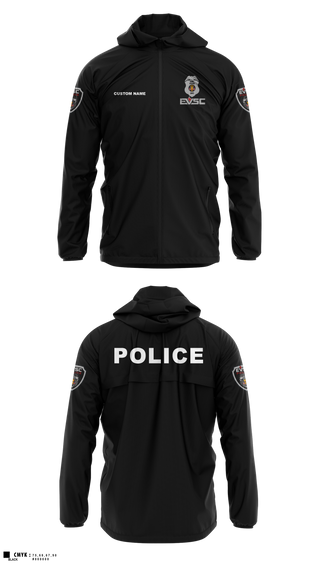 Windbreaker, team name, Police, Teamtime, Team time, sublimation, custom sports apparel, team uniforms, spirit wear, spiritwear, sports uniforms, custom shirts, team store, custom team store, fundraiser sports, apparel fundraiser