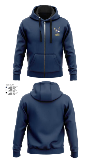 Zip Hoodie, Barrington High School Gymnastics, Spirit Store, Teamtime, Team time, sublimation, custom sports apparel, team uniforms, spirit wear, spiritwear, sports uniforms, custom shirts, team store, custom team store, fundraiser sports, apparel fundraiser