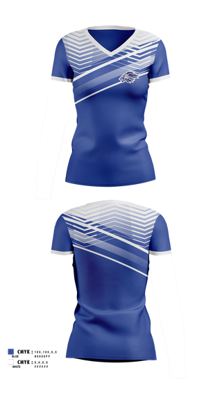 Womens Short Sleeve Vneck Shirt, Jessieville Lions Golf, Golf, Teamtime, Team time, sublimation, custom sports apparel, team uniforms, spirit wear, spiritwear, sports uniforms, custom shirts, team store, custom team store, fundraiser sports, apparel fundraiser