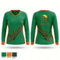 Benjamin Franklin High School Softball 66979497 Women's Long Sleeve V-neck Shirt - 2
