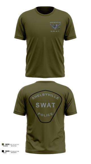 Short Sleeve Performance Shirt, Shelbyville SWAT, Police, Teamtime, Team time, sublimation, custom sports apparel, team uniforms, spirit wear, spiritwear, sports uniforms, custom shirts, team store, custom team store, fundraiser sports, apparel fundraiser