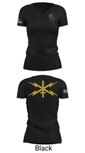 11th Cyber BN 28727889 Women's Short Sleeve V-neck Shirt - 24