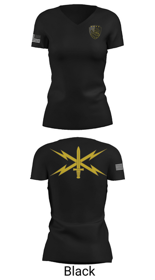 Womens Short Sleeve Vneck Shirt, 11th Cyber BN, Army, Teamtime, Team time, sublimation, custom sports apparel, team uniforms, spirit wear, spiritwear, sports uniforms, custom shirts, team store, custom team store, fundraiser sports, apparel fundraiser
