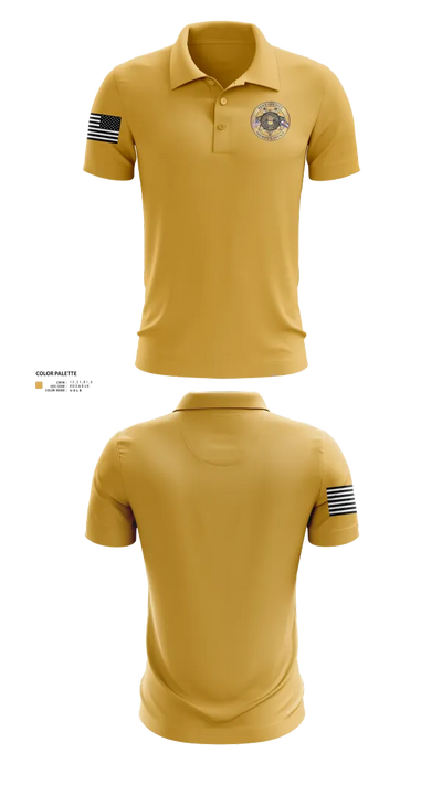 Bent County Sheriff 97911900 Short Sleeve Performance Polo - 101
