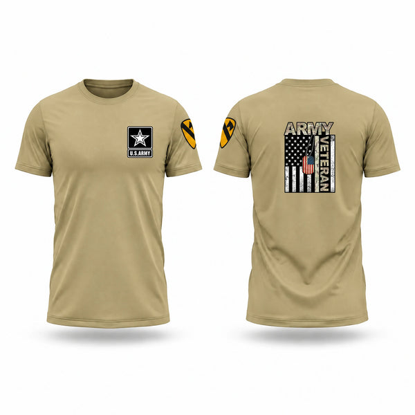 615th 1CAV ASB Short Sleeve Performance Shirt - 1