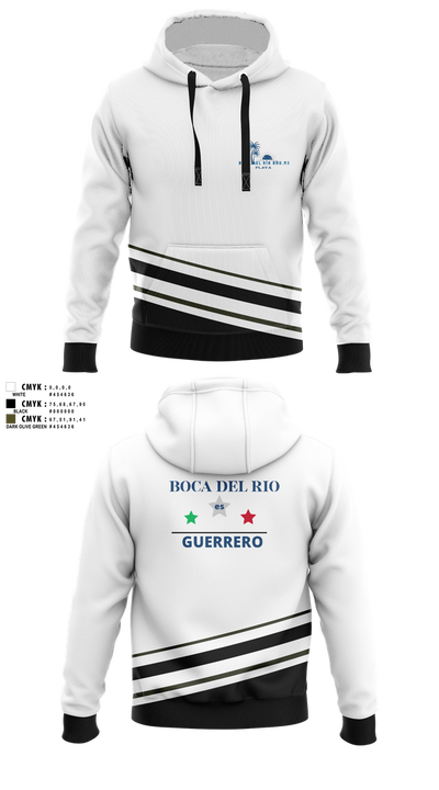 Playa Boca del Rio Gro.Mx 24064818 Hoodie - 1