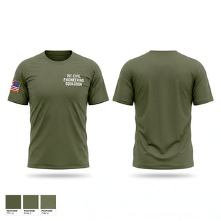 Short Sleeve Performance Shirt, 1st Civil Engineering Squadron, Air Force, Teamtime, Team time, sublimation, custom sports apparel, team uniforms, spirit wear, spiritwear, sports uniforms, custom shirts, team store, custom team store, fundraiser sports, apparel fundraiser