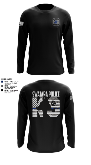 Long Sleeve Performance Shirt, Swatara K9, Police, Teamtime, Team time, sublimation, custom sports apparel, team uniforms, spirit wear, spiritwear, sports uniforms, custom shirts, team store, custom team store, fundraiser sports, apparel fundraiser