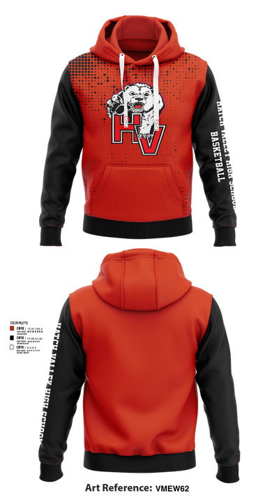 Hatch Valley High School Basketball 36999724 Hoodie - 40