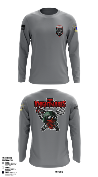 Long Sleeve Performance Shirt, 2-10 AHB Knighthawks, Spirit Store, Teamtime, Team time, sublimation, custom sports apparel, team uniforms, spirit wear, spiritwear, sports uniforms, custom shirts, team store, custom team store, fundraiser sports, apparel fundraiser