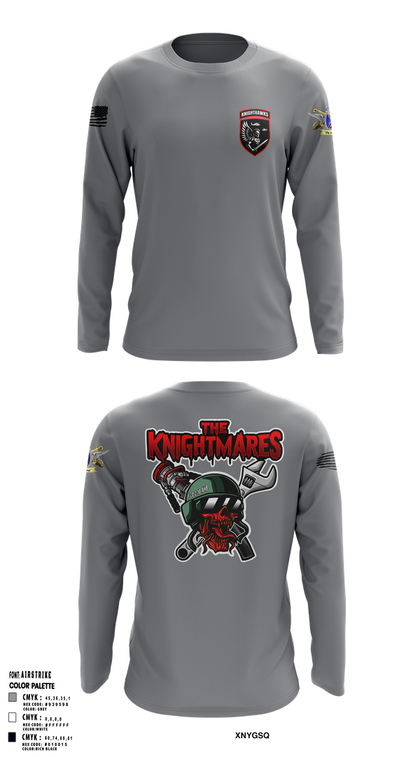 Long Sleeve Performance Shirt, 2-10 AHB Knighthawks, Spirit Store, Teamtime, Team time, sublimation, custom sports apparel, team uniforms, spirit wear, spiritwear, sports uniforms, custom shirts, team store, custom team store, fundraiser sports, apparel fundraiser