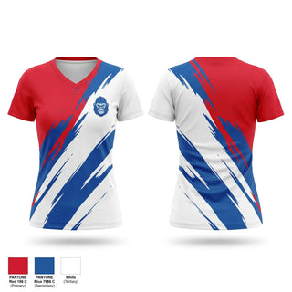 Womens Short Sleeve Vneck Shirt, Midwest Monsters Vierk 13u, Baseball, Teamtime, Team time, sublimation, custom sports apparel, team uniforms, spirit wear, spiritwear, sports uniforms, custom shirts, team store, custom team store, fundraiser sports, apparel fundraiser