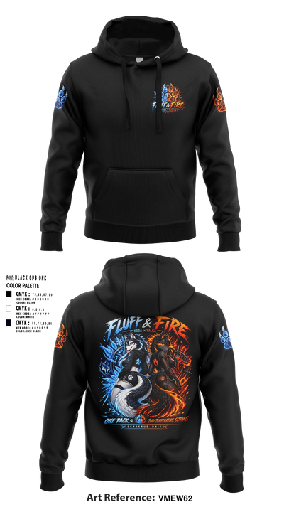 Chaos squad fire and Ice Hoodie - 5