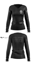 Estill Springs Police 54291029 Women's Long Sleeve V-neck Shirt - 1