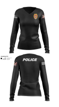 Strafford Police 67188920 Women's Long Sleeve V-neck Shirt - 21