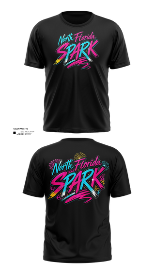 Short Sleeve Performance Shirt, North Florida Spark, Softball, Teamtime, Team time, sublimation, custom sports apparel, team uniforms, spirit wear, spiritwear, sports uniforms, custom shirts, team store, custom team store, fundraiser sports, apparel fundraiser