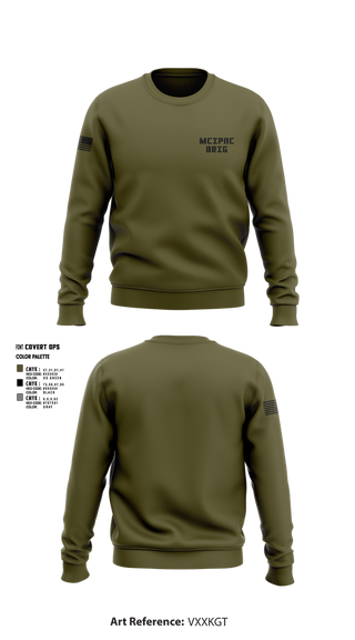 Crew Neck Sweatshirt, MCIPAC Brig, , Teamtime, Team time, sublimation, custom sports apparel, team uniforms, spirit wear, spiritwear, sports uniforms, custom shirts, team store, custom team store, fundraiser sports, apparel fundraiser