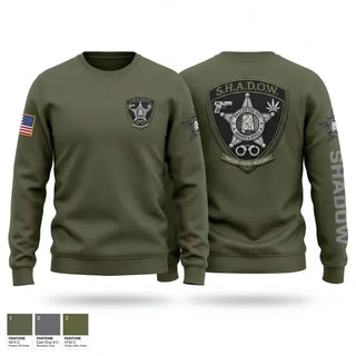 Crew Neck Sweatshirt, SHADOW, Police, Teamtime, Team time, sublimation, custom sports apparel, team uniforms, spirit wear, spiritwear, sports uniforms, custom shirts, team store, custom team store, fundraiser sports, apparel fundraiser