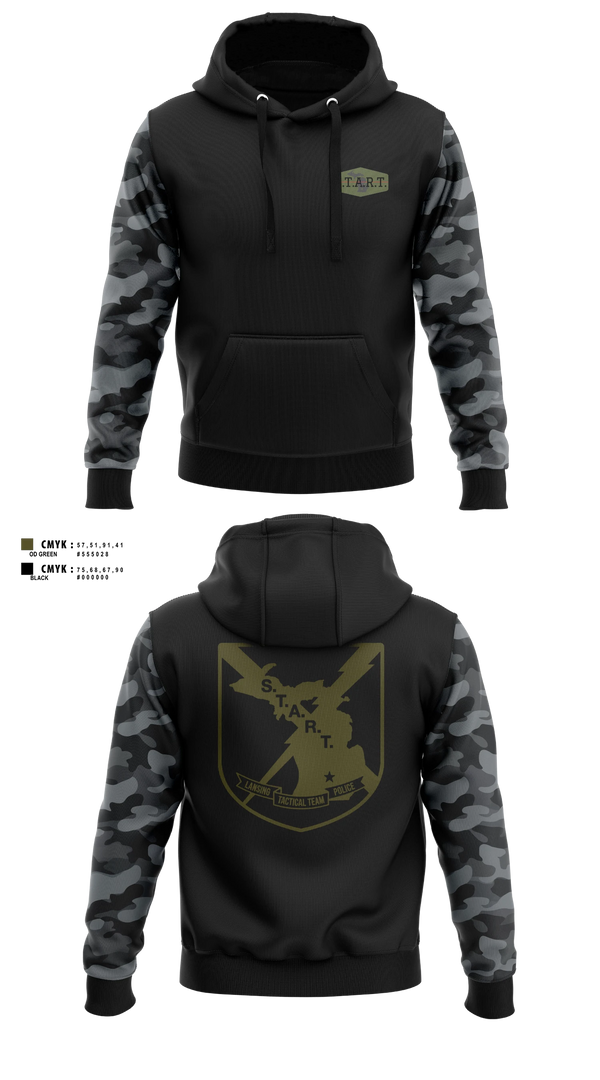 Hoodie, S.T.A.R.T, Police, Teamtime, Team time, sublimation, custom sports apparel, team uniforms, spirit wear, spiritwear, sports uniforms, custom shirts, team store, custom team store, fundraiser sports, apparel fundraiser